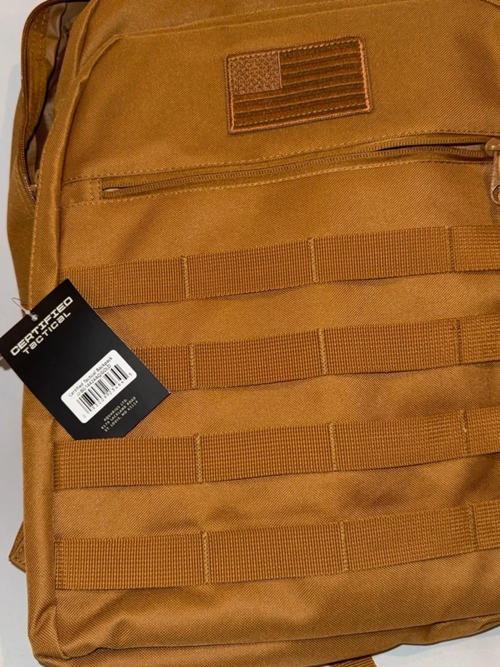 Kids Tactical-Style Backpack - Brown